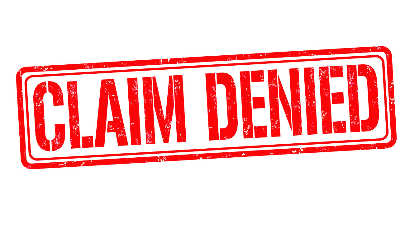 denied claims and personal injury law
